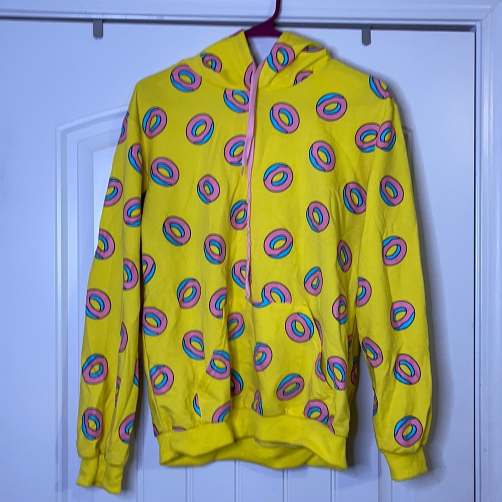 Yellow donut hoodie